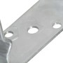Zaunpfostenanker 12 Stück verzinkter Stahl silberfarben 8x6x15 cm von , Spikes zur Verankerung im Boden - Ref: Foro24-145331,...
