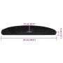 Treppenmatte 20 Stück schwarz 65x21x4 cm von , Treppenmatten - Ref: Foro24-3365846, Preis: 124,23 €, Rabatt: %