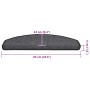 Treppenmatte 20 Stück Anthrazit 65x24x4 cm von , Treppenmatten - Ref: Foro24-3365789, Preis: 92,59 €, Rabatt: %