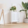 Puerta de armario de lamas 2 uds blanco 61,5x29,5 cm von , Schranktüren - Ref: Foro24-4015901, Preis: 39,55 €, Rabatt: %