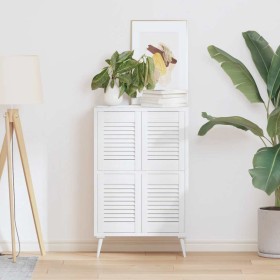 Puerta de armario de lamas 4 uds blanco 39,5x29,5 cm von , Schranktüren - Ref: Foro24-4015899, Preis: 45,33 €, Rabatt: %