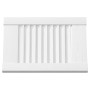 Puerta de armario de lamas 4 uds blanco 39,5x29,5 cm von , Schranktüren - Ref: Foro24-4015899, Preis: 45,33 €, Rabatt: %