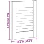 Puerta de armario de lamas 4 uds blanco 39,5x29,5 cm von , Schranktüren - Ref: Foro24-4015899, Preis: 45,33 €, Rabatt: %