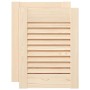Puerta de armario de lamas 2 uds 39,5x29,5 cm madera de pino von , Schranktüren - Ref: Foro24-4015886, Preis: 21,73 €, Rabatt: %