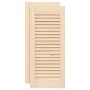 Puerta de armario de lamas 2 uds 69x29,5 cm madera de pino von , Schranktüren - Ref: Foro24-4015892, Preis: 39,42 €, Rabatt: %