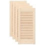 Puerta de armario de lamas 4 uds 61,5x29,5 cm madera de pino von , Schranktüren - Ref: Foro24-4015890, Preis: 49,15 €, Rabatt: %