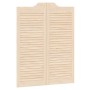 Schwingtüren mit Lamellen-Design, 1 Paar, 100x80cm, Kiefernholz von , Türen für zu Hause - Ref: Foro24-4107128, Preis: 68,59 ...