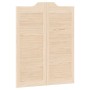 Schwingtüren mit Lamellen-Design, 1 Paar, 100x80cm, Kiefernholz von , Türen für zu Hause - Ref: Foro24-4107128, Preis: 68,59 ...
