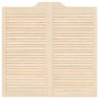 Schwingtüren mit Lamellen-Design, 2 Stück, 100x100 cm, Kiefernholz. von , Türen für zu Hause - Ref: Foro24-4107135, Preis: 11...