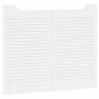 Schwingtüren mit Lamellen-Design, 1 Paar, weiß, 80x100 cm. von , Türen für zu Hause - Ref: Foro24-4107142, Preis: 83,21 €, Ra...