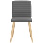 Sillas de comedor 2 unidades tela gris oscuro de , Sillas de comedor - Ref: Foro24-4101175, Precio: 104,42 €, Descuento: %