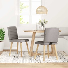 Esszimmerstühle, 2 Stück, grauer Taupe-Stoff. von , Essstühle - Ref: Foro24-4101180, Preis: 104,47 €, Rabatt: %