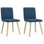 Esszimmerstühle, 2 Stück, blauer Stoff von , Essstühle - Ref: Foro24-4101182, Preis: 104,47 €, Rabatt: %