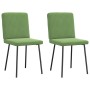 Sillas de comedor 2 unidades terciopelo verde claro de , Sillas de comedor - Ref: Foro24-4101189, Precio: 87,16 €, Descuento: %