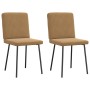 Esszimmerstühle, 2 Stück, braunes Samtgewebe von , Essstühle - Ref: Foro24-4101194, Preis: 87,20 €, Rabatt: %