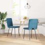 Esszimmerstühle, 2 Stück, blauer Samt von , Essstühle - Ref: Foro24-4101196, Preis: 87,20 €, Rabatt: %