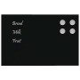 Black tempered glass magnetic board for wall, 40x30 cm. by , White boards - Ref: Foro24-4008603, Price: 20,72 €, Discount: %