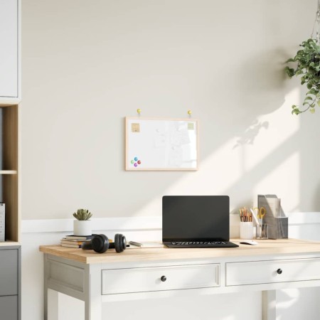 Magnetische Whiteboard-Tafel mit Kiefernholzrahmen 40x30 cm. von , Notiz Bretter - Ref: Foro24-4017401, Preis: 17,33 €, Rabat...