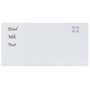 Pizarra magnética de pared vidrio templado blanco 100x50 cm by , White boards - Ref: Foro24-4008634, Price: 42,06 €, Discount: %