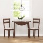 Sillas de comedor con cojines 2 uds madera maciza marrón caucho von , Essstühle - Ref: Foro24-4102380, Preis: 94,73 €, Rabatt: %