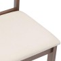 Sillas de comedor con cojines 2 uds madera maciza marrón caucho von , Essstühle - Ref: Foro24-4102380, Preis: 94,73 €, Rabatt: %
