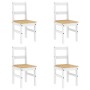 Panama 5-piece dining set made of solid white pine wood by , Furniture sets for kitchens and dining rooms - Ref: Foro24-33451...