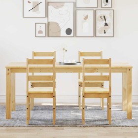 Essgruppe Panama, 5-teilig, aus massivem Kiefernholz. von , Möbelsets für Küchen und Esszimmer - Ref: Foro24-3345188, Preis: ...