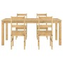 Essgruppe Panama, 5-teilig, aus massivem Kiefernholz. von , Möbelsets für Küchen und Esszimmer - Ref: Foro24-3345188, Preis: ...