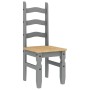 Esstisch-Set Panama, 3-teilig, aus massivem Kiefernholz in Grau. von , Möbelsets für Küchen und Esszimmer - Ref: Foro24-33451...