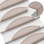Alfombrilla escalera 30 uds marrón claro 56x17x3 cm de , Alfombrillas para escalones - Ref: Foro24-3365735, Precio: 110,15 €,...