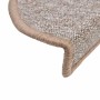 Alfombrilla escalera 30 uds marrón claro 56x17x3 cm de , Alfombrillas para escalones - Ref: Foro24-3365735, Precio: 110,15 €,...