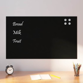 Magnetische Wandtafel aus schwarzem gehärtetem Glas 100x60 cm. von , Whiteboards - Ref: Foro24-4008620, Preis: 40,51 €, Rabat...