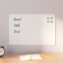 Magnetische Wandtafel aus gehärtetem weißem Glas 60x40 cm von , Whiteboards - Ref: Foro24-4008636, Preis: 30,26 €, Rabatt: %