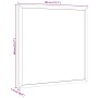 Pizarra blanca magnética con marco de madera de pino 40x40 cm de , Tablones de anuncios - Ref: Foro24-4017403, Precio: 17,32 ...