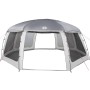 Carpa para piscina con desmontables y paredes azul 690x690 cm de , Tiendas de campaña - Ref: Foro24-4100642, Precio: 283,16 €...