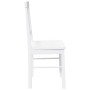 Sillas de comedor 2 unidades madera maciza de caucho blanco von , Essstühle - Ref: Foro24-4102431, Preis: 109,00 €, Rabatt: %