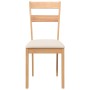 Esszimmerstühle mit Kissen, 2 Stück, massives Naturkautschukholz von , Essstühle - Ref: Foro24-4102382, Preis: 97,47 €, Rabat...