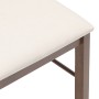 Esszimmerstühle mit Kissen, 2 Stück Massivholz Braun Kautschuk von , Essstühle - Ref: Foro24-4102425, Preis: 105,22 €, Rabatt: %
