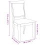 Esszimmerstühle mit Kissen, 2 Stück Massivholz Braun Kautschuk von , Essstühle - Ref: Foro24-4102486, Preis: 178,05 €, Rabatt: %