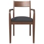 Esszimmerstühle mit Kissen, 2 Stück Massivholz Braun Kautschuk von , Essstühle - Ref: Foro24-4102508, Preis: 181,60 €, Rabatt: %