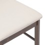 Esszimmerstühle mit Kissen, 2 Stück Massivholz Braun Kautschuk von , Essstühle - Ref: Foro24-4102499, Preis: 122,92 €, Rabatt: %