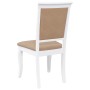 Sillas de comedor con cojines 2uds madera maciza blanco caucho von , Essstühle - Ref: Foro24-4102490, Preis: 178,05 €, Rabatt: %