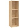 Bücherregal / TV-Möbel Eichenfurnier 36x30x114 cm von vidaXL, Bücherregale und Regale - Ref: Foro24-800138, Preis: 71,49 €, R...