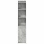 Aparador alto gris hormigón 37,5x35x180 cm madera de ingeniería de , Aparadores - Ref: Foro24-861673, Precio: 86,22 €, Descue...