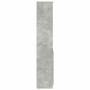 Aparador alto gris hormigón 37,5x35x180 cm madera de ingeniería de , Aparadores - Ref: Foro24-861673, Precio: 86,22 €, Descue...