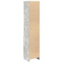 Aparador alto gris hormigón 37,5x35x180 cm madera de ingeniería de , Aparadores - Ref: Foro24-861673, Precio: 86,22 €, Descue...