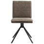 Esstischstühle, 4 Stück, dunkelgraues Kunstleder. von , Essstühle - Ref: Foro24-3315380, Preis: 223,35 €, Rabatt: %