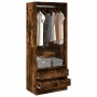 Armario madera de ingeniería color roble ahumado 80x50x200 cm von , Kleiderschränke - Ref: Foro24-3307751, Preis: 178,68 €, R...