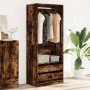 Armario madera de ingeniería color roble ahumado 80x50x200 cm von , Kleiderschränke - Ref: Foro24-3307751, Preis: 178,68 €, R...