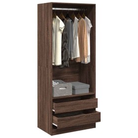 Armario madera de ingeniería color roble marrón 80x50x200 cm von , Kleiderschränke - Ref: Foro24-3307753, Preis: 155,22 €, Ra...